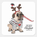 Pesquisar por pug natal adesivos Feliz