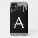 Pesquisar por preto de prata iphone capas Monograma