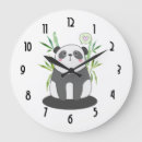 Pesquisar por ursos panda relogios de parede Animais selvagens