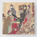 Pesquisar por flores japonesas relogios de parede Flor de cereja