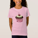 Pesquisar por cupcake e cereja camisetas Bolo