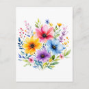 Pesquisar por pintura colorida cartoes postais Flores silvestres