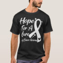 Pesquisar por consciência do câncer pulmonar camisetas Esperança