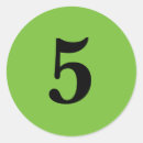 Pesquisar por número 5 adesivos Cinco