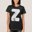 Pesquisar por alfabeto z camisetas Carta