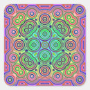 Pesquisar por círculos concêntricos adesivos Colorido
