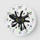 Pesquisar por olhos verdes relogios de parede Preto