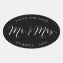 Pesquisar por preto branco oval casamento adesivos Obrigado