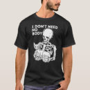 Pesquisar por corpo de esqueleto camisetas Felino