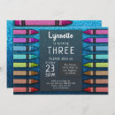 Pesquisar por crayons convites Arco íris