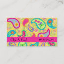 Pesquisar por paisley colorido cartao de visita For her