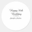Pesquisar por 30 anos adesivos Feliz aniversário