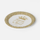 Pesquisar por coroa dourada papel pratos Princesa