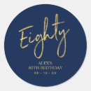 Pesquisar por 80 anos aniversário adesivos Moderno