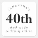 Pesquisar por aniversário 40 anos simples adesivos Obrigado