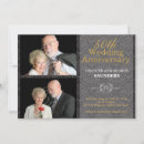 Pesquisar por 50th aniversário casamento cartoes convites Preto e branco