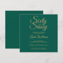 Pesquisar por dourado do quadrados 60 aniversário convites Ouro