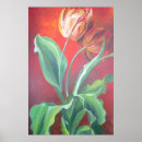 Pesquisar por tulipas amarelas pôsteres Vermelho
