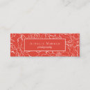 Pesquisar por floral vermelho cartao de visita Chic