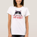 Pesquisar por gato dos óculos sol camisetas For her