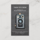 Pesquisar por câmera do vintage cartao de visita Moderno