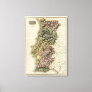 Pesquisar por portugal pósteres impressão de canvas Mapa
