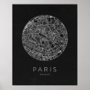 Pesquisar por mapa de paris pôsteres Minimalista