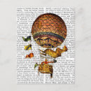 Pesquisar por balão de ar quente cartoes postais Steampunk