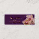 Pesquisar por orquídeas amarelas cartao de visita Fotografia