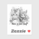 Pesquisar por gatinho preto e branco adesivos Fofofo