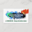 Pesquisar por serviços da pintura cartao de visita Remodelação