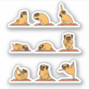 Pesquisar por pug engraçado adesivos Amante de cachorro