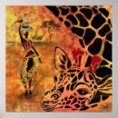 Pesquisar por pintura do girafa pôsteres África