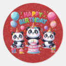 Pesquisar por panda aniversário adesivos Bolo