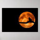 Pesquisar por silhueta gato pôsteres Lua