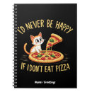 Pesquisar por pizza cadernos de notas Gato