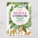 Pesquisar por primeiro aniversario safari convites Foto