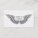 Pesquisar por asas do anjo cartao de visita Igreja