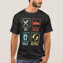 Pesquisar por coma a caminhada do sono camisetas Comer
