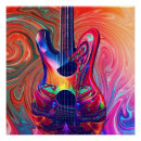 Pesquisar por guitarra colorida pôsteres Guitarrista