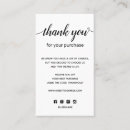 Pesquisar por obrigado para sua compra cartao de visita For her