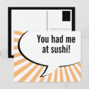 Pesquisar por sushi cartoes postais Asiático