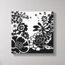 Pesquisar por abstrato preto e branco impressão de canvas Contemporâneo