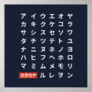 Pesquisar por katakana pósteres pôsteres Hiragana