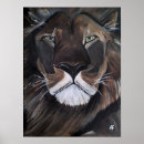 Pesquisar por pintura do leão pôsteres Gato