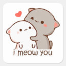 Pesquisar por gato romântico adesivos Kawaii