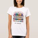 Pesquisar por coração colorido camisetas Moderno