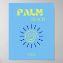 Pesquisar por palmas pôsteres Azul