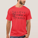 Pesquisar por o amor faz uma família camisetas Educação