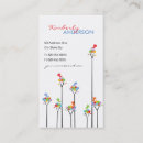 Pesquisar por árvores coloridas cartao de visita Branco